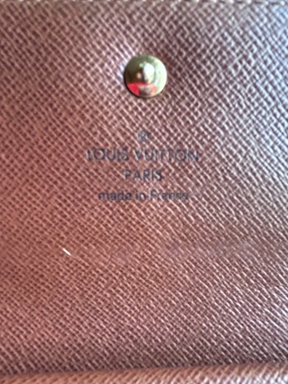 Louis Vuitton Epi Leather Long Wallet Brown Bifold Snap Made in Spain Auth LV